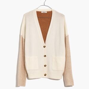 Madewell Short Kent Ex-Boyfriend Cardigan Sweater